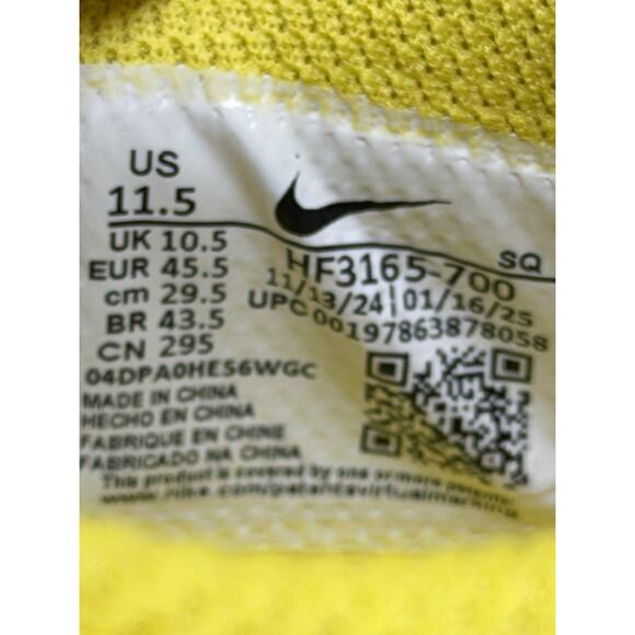 Nike HF3165-700 Field General Shoes, Chrome Yellow/Fir. Men’s 11.5